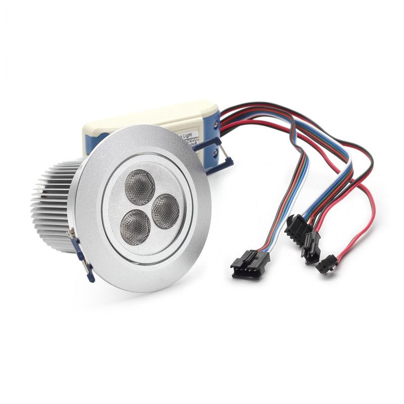 Good Quality 3*8W 12-24VDC RGBW Modern Recessed Ceiling Light
