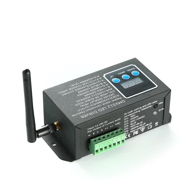 3x8W 24W RGBW 5-Wire Surface Mounted 24VDC LED Spotlight