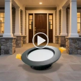 12W 4 Inch Ultra Thin Flat LED Recessed Light